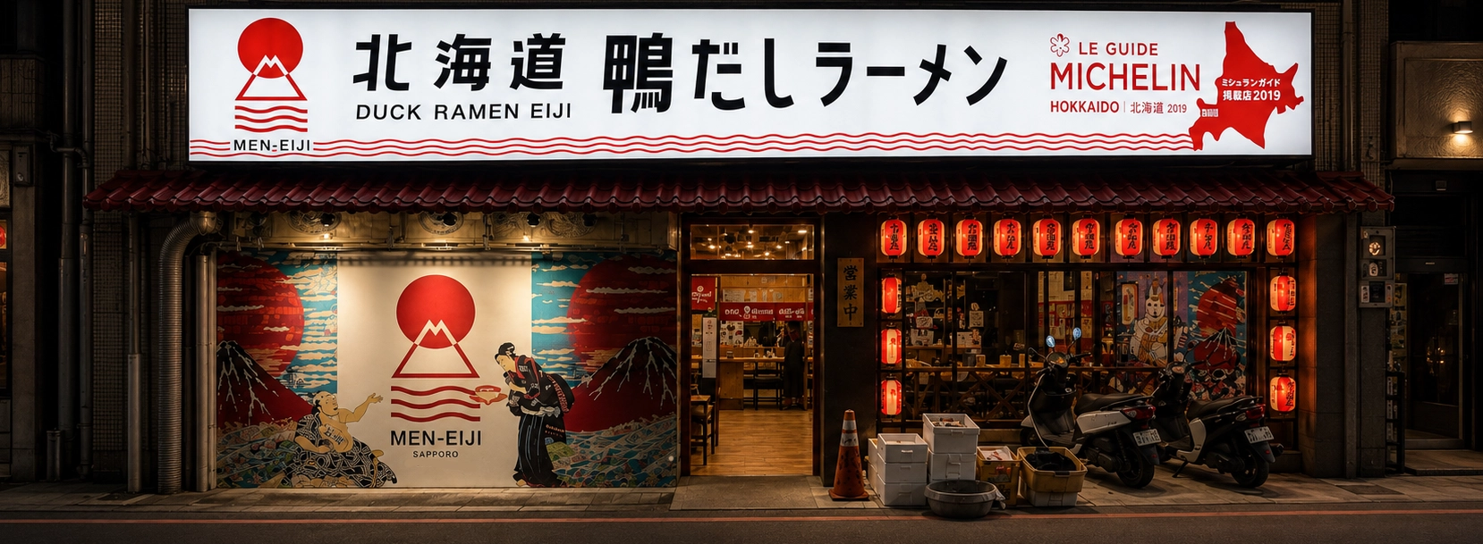 MEN-EIJI 北海道鴨白湯拉麵 桃園店店面｜桃園市桃園區大興西路