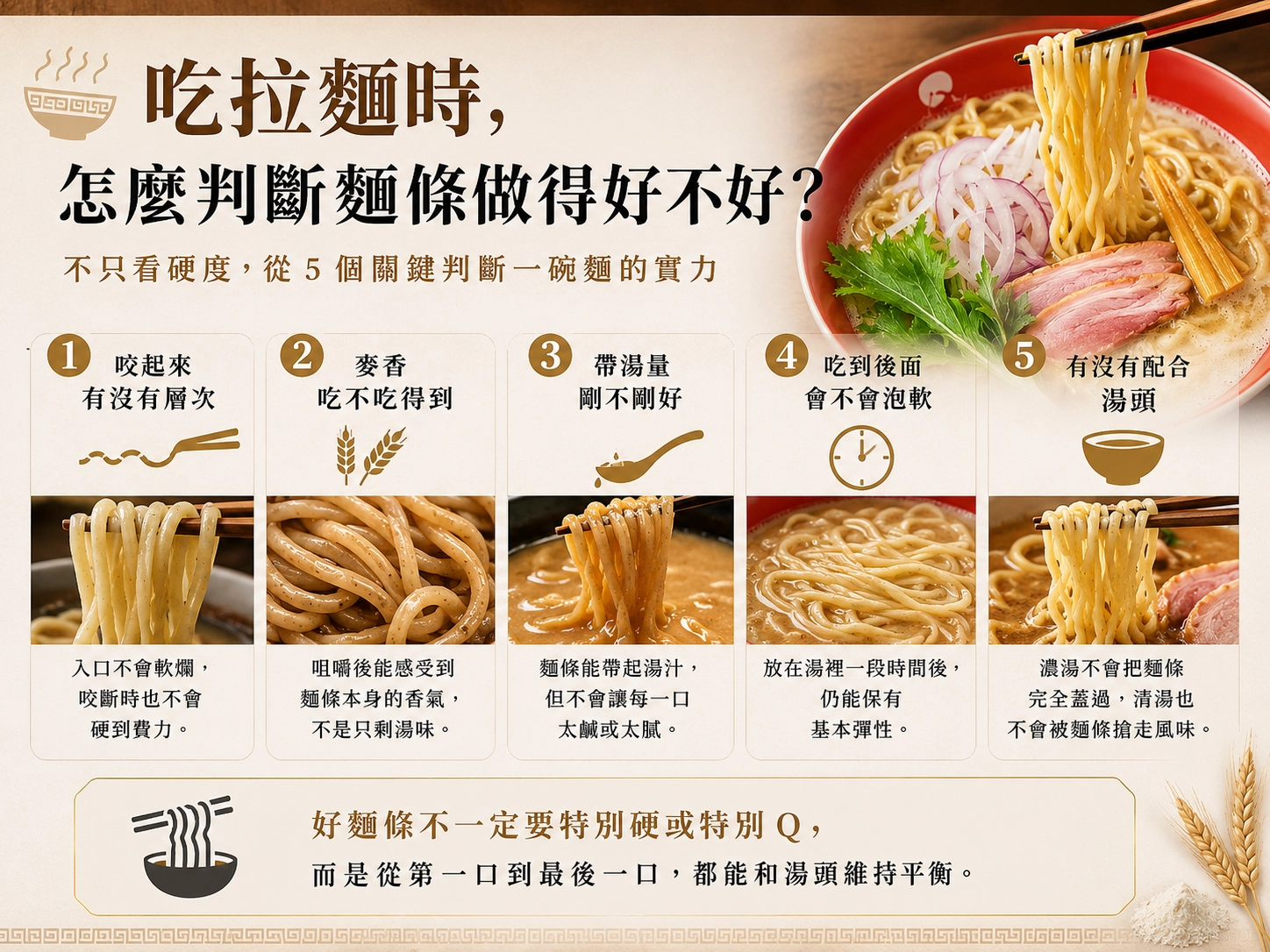 怎麼判斷麵條做得好不好？