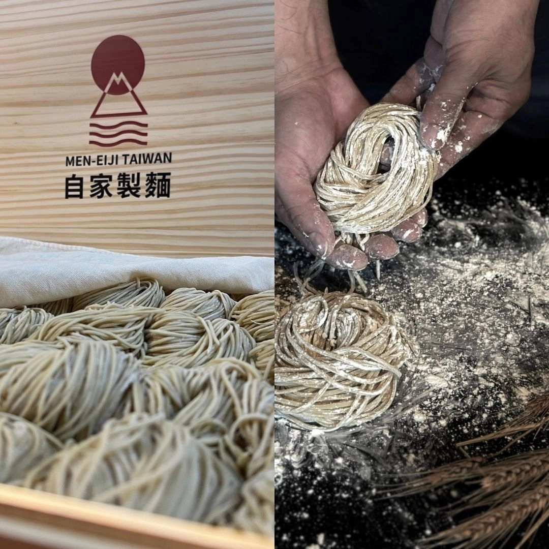 麵條使用北海道十勝產小麥粉,每日在店內現製,僅添加小麥粉與鹹水,不加防腐劑與色素